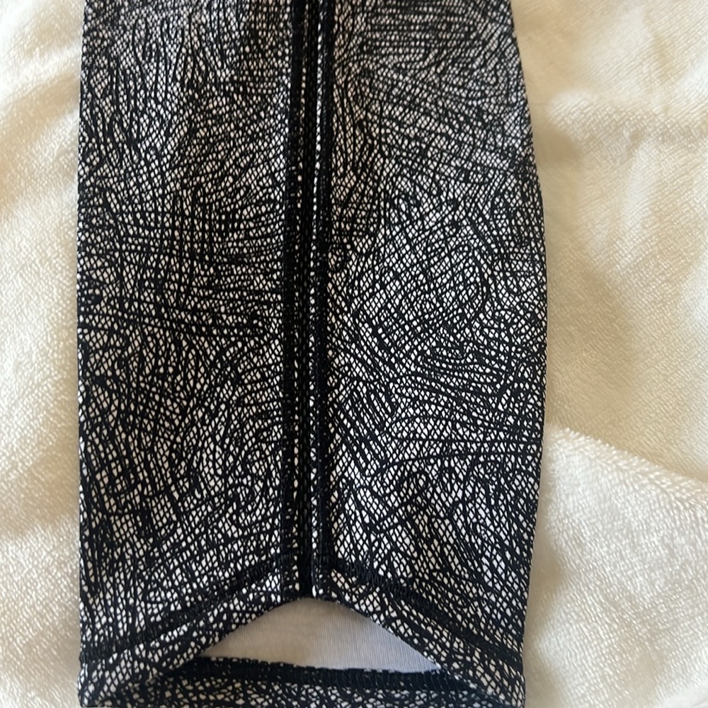 Lululemon Wunder Under legging tight SE HR mesh Sz 4 new NWT black white - Picture 6 of 7